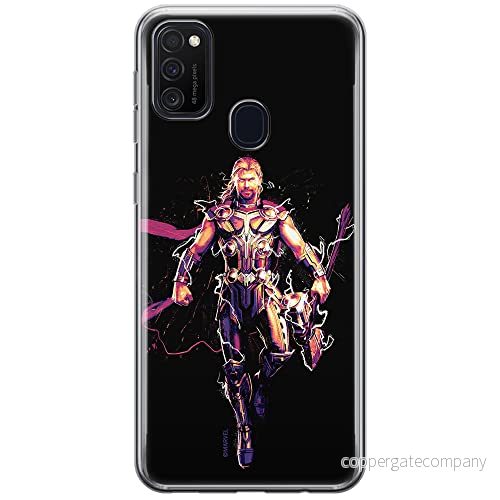 ERT GROUP Mobiltelefonskal för Samsung M21 original och officiellt licensierat Marvel mönster Thor 005 perfekt anpassat till mobiltelefonens form, fodral av TPU 5904805164590