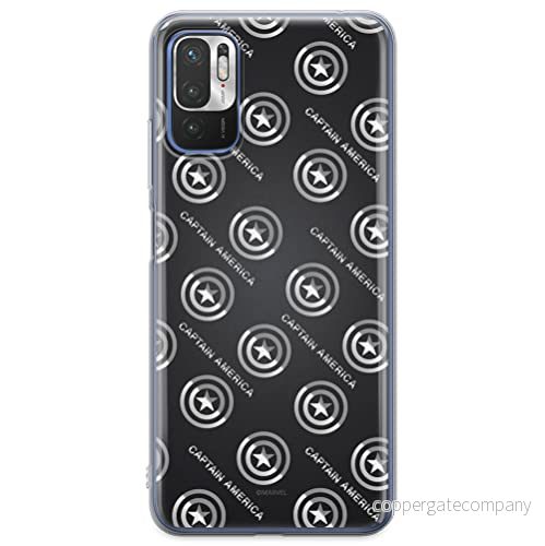 ERT GROUP mobiltelefonfodral för Xiaomi REDMI NOTE 10 5G / POCO M3 PRO originalt och officiellt licensierat Marvel mönster Captain America 012, fodral tillverkad av TPU plast 5904805609275