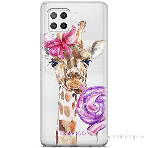 ERT GROUP mobiltelefonfodral för Samsung A42 5G originalt och officiellt licensierat Babaco mönster Giraffe 001 optimalt anpassad till formen på mobiltelefonen, gedeeltelijk transparant 5903040253496