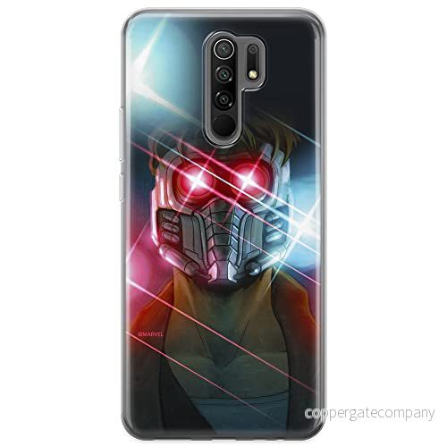 ERT GROUP mobiltelefonfodral för Xiaomi REDMI 9 originalt och officiellt licensierat Marvel mönster Star Lord 003 optimalt anpassad till formen på mobiltelefonen, fodral tillverkad av TPU plast 5903040306666