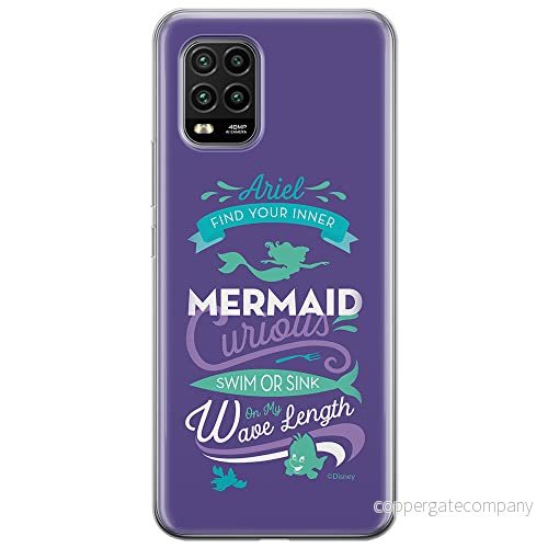 ERT GROUP mobiltelefonfodral för Xiaomi MI 10 LITE originalt och officiellt licensierat Disney mönster Ariel 002 optimalt anpassad till formen på mobiltelefonen, fodral tillverkad av TPU plast 5903537162515