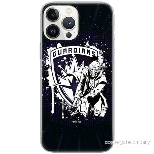 ERT GROUP mobiltelefonfodral för Iphone 13 PRO MAX originalt och officiellt licensierat Marvel mönster Star Lord 002 Vit optimalt anpassad, fodral tillverkad av TPU plast 5903932865202