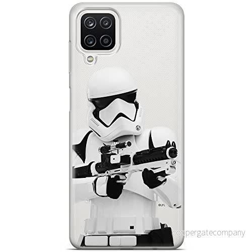 ERT GROUP mobiltelefonfodral för Samsung A12 / M12 originalt och officiellt licensierat Star Wars mönster Stormtrooper 007 optimalt anpassad till formen på mobiltelefonen, gedeeltelijk transparant 5903040103869