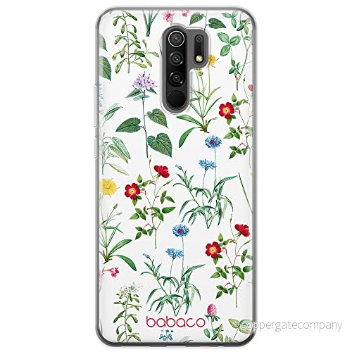 ERT GROUP mobiltelefonfodral för Xiaomi REDMI 9 originalt och officiellt licensierat Babaco mönster Flowers 042 optimalt anpassad till formen på mobiltelefonen, fodral tillverkad av TPU plast 5905131315489