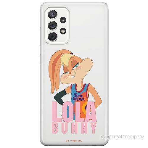 ERT GROUP mobiltelefonfodral för Samsung A52 5G / LTE 4G A52S originalt och officiellt licensierat Looney Tunes mönster Space Jam 021, gedeeltelijk transparant 5905511055134