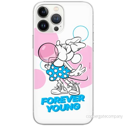 ERT GROUP mobiltelefonfodral för Samsung F62 / M62 originalt och officiellt licensierat Disney mönster Minnie 055 optimalt anpassad till formen på mobiltelefonen, fodral tillverkad av TPU plast 5904805525704