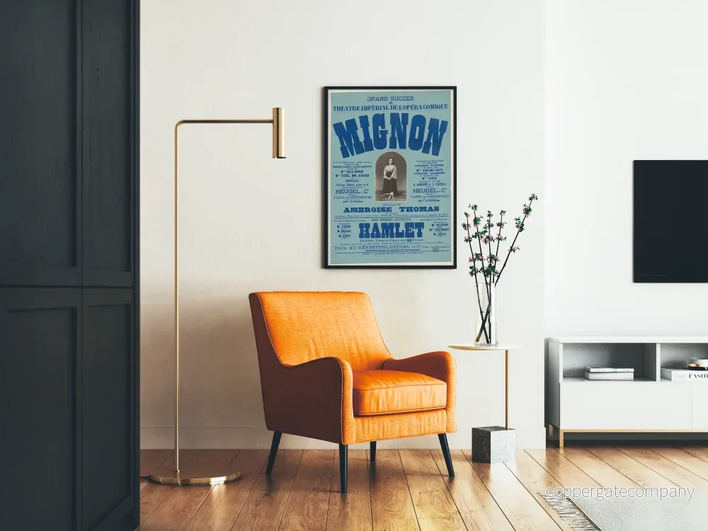 Vintageposter av Opéra Mignon, Imperialteatern - Bild 2