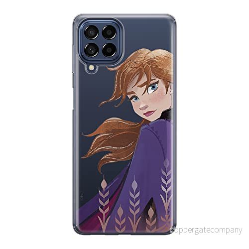 ERT GROUP mobiltelefonfodral för Samsung M33 5G originalt och officiellt licensierat Disney mönster Anna 002 optimalt anpassad till formen på mobiltelefonen, gedeeltelijk transparant 5905511346782