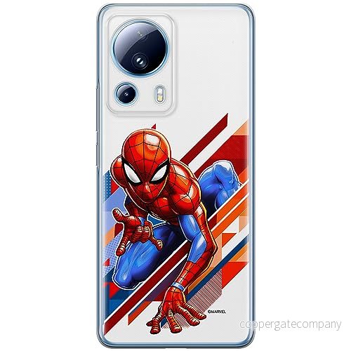 ERT GROUP mobiltelefonfodral för Xiaomi 13 LITE/CIVI 2 originalt och officiellt licensierat Marvel mönster Spider Man 023 anpassad till formen på mobiltelefonen, fodral tillverkad av TPU plast 5905511930660