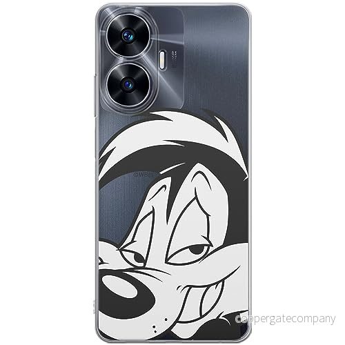 ERT GROUP mobiltelefonfodral för Realme C55 originalt och officiellt licensierat Looney Tunes mönster Pepe Le Pew 001 optimalt anpassad till formen på mobiltelefonen, gedeeltelijk transparant 5905511861674