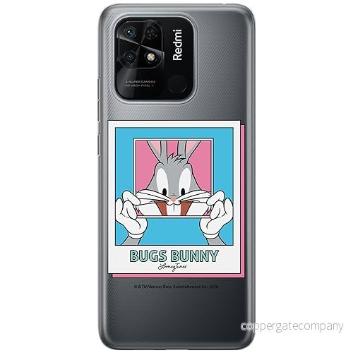 ERT GROUP mobiltelefonfodral för Xiaomi REDMI 10C originalt och officiellt licensierat Looney Tunes mönster Bugs 024 optimalt anpassad till formen på mobiltelefonen, gedeeltelijk transparant 5905795090135