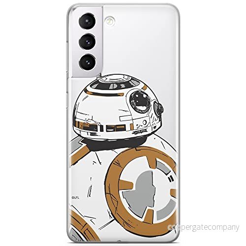 ERT GROUP mobiltelefonfodral för Samsung S21 originalt och officiellt licensierat Star Wars mönster BB 8 009 optimalt anpassad till formen på mobiltelefonen, gedeeltelijk transparant 5903932297560