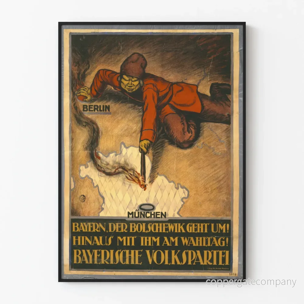 Bavariska anti-boljšjevikiska propagandaposter 1919 Bavariska anti-boljšjevikiska propagandaposter 1919