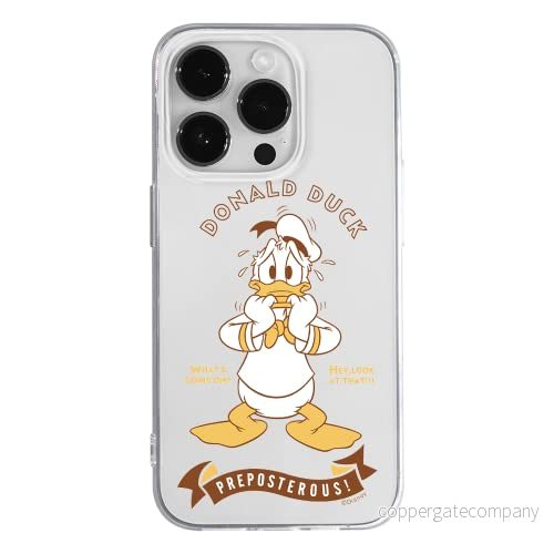 ERT GROUP mobiltelefonfodral för Apple Iphone 14 PRO originalt och officiellt licensierat Disney mönster Donald 004 optimalt anpassad till formen på mobiltelefonen, gedeeltelijk transparant 5905131924490
