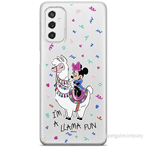 ERT GROUP mobiltelefonfodral för Samsung M52 5G originalt och officiellt licensierat Disney mönster Minnie 049 optimalt anpassad till formen på mobiltelefonen, gedeeltelijk transparant 5904805495595