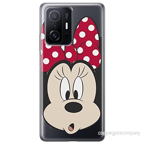 ERT GROUP mobiltelefonfodral för Xiaomi 11T 5G / PRO originalt och officiellt licensierat Disney mönster Minnie 054 optimalt anpassad till formen på mobiltelefonen, gedeeltelijk transparant 5904805553707