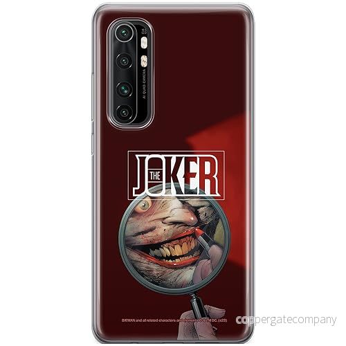 ERT GROUP mobiltelefonfodral för Xiaomi MI NOTE 10 Lite originalt och officiellt licensierat DC mönster Joker 022 optimalt anpassad till formen på mobiltelefonen, fodral tillverkad av TPU plast 5905795056421