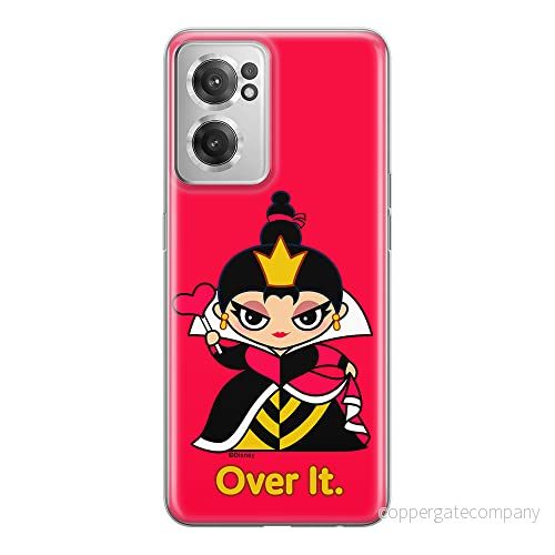 ERT GROUP mobiltelefonfodral för Oneplus NORD CE 2 originalt och officiellt licensierat Disney mönster Queen of Hearts 001 anpassad till formen på mobiltelefonen, fodral tillverkad av TPU plast 5905511292997
