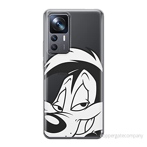 ERT GROUP mobiltelefonfodral för Xiaomi 12T/12T pro/K50 Ultra originalt och officiellt licensierat Looney Tunes mönster Pepe Le Pew 001 anpassad till formen på mobiltelefonen, gedeeltelijk transparant 5905511585198