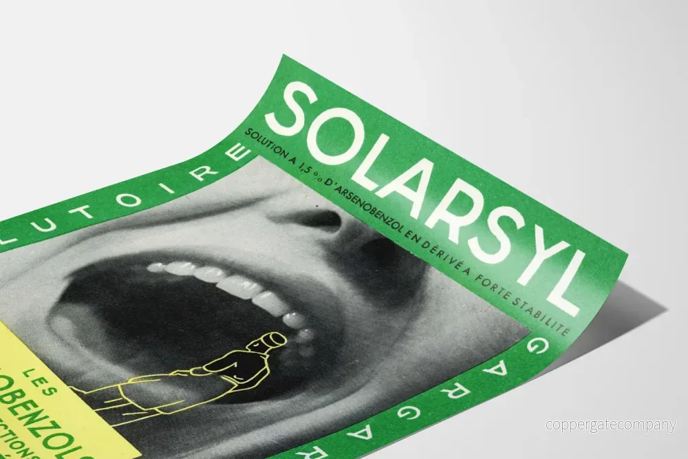 Vintage medicinsk poster SolarSyl för väggdekoration Artem Legrand - Bild 3