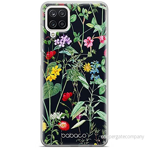 ERT GROUP mobiltelefonfodral för Samsung A12 / M12 F12 originalt och officiellt licensierat Babaco mönster Flowers 041 optimalt anpassad till formen på mobiltelefonen, fodral tillverkad av TPU plast 5905131313225