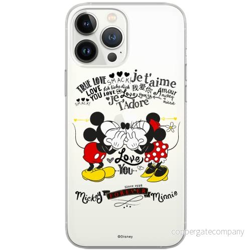 ERT GROUP mobiltelefonfodral för Huawei P30 Lite originalt och officiellt licensierat Disney mönster Mickey & Minnie 005 Vit optimalt anpassad till formen på mobiltelefonen, gedeeltelijk transparant 5902980424720