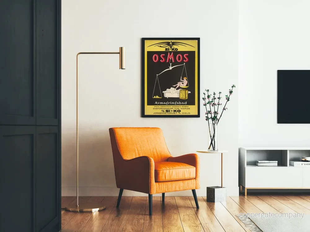 Vintage reklamposter Osmos - Retro väggdekoration - Bild 2