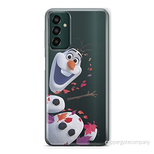 ERT GROUP mobiltelefonfodral för Samsung M13 4G originalt och officiellt licensierat Disney mönster Olaf 003 optimalt anpassad till formen på mobiltelefonen, gedeeltelijk transparant 5905511324865