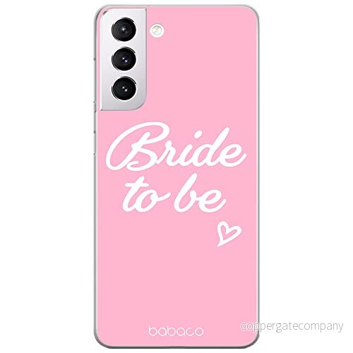 ERT GROUP mobiltelefonfodral för Samsung S21 originalt och officiellt licensierat Babaco mönster Bride to be 001 Vit optimalt anpassad till formen på mobiltelefonen, fodral tillverkad av TPU plast 5904805767203