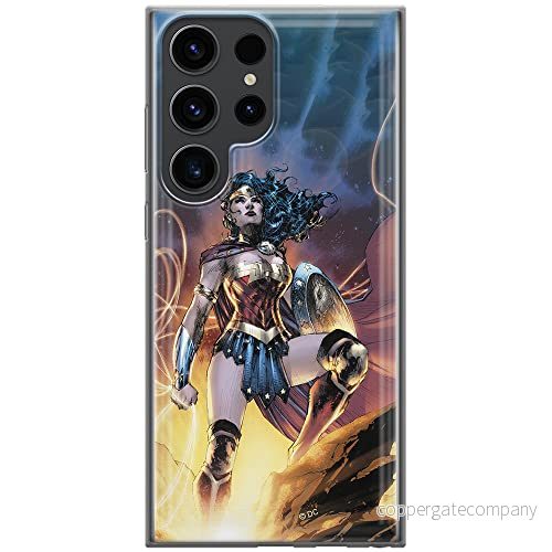 ERT GROUP mobiltelefonfodral för Samsung S23 ULTRA originalt och officiellt licensierat DC mönster Wonder Woman 001 optimalt anpassad till formen på mobiltelefonen, fodral tillverkad av TPU plast 5905511456856