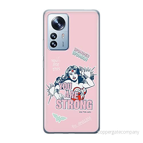 ERT GROUP mobiltelefonfodral för Xiaomi 12 PRO originalt och officiellt licensierat DC mönster Wonder Woman 025 optimalt anpassad till formen på mobiltelefonen, fodral tillverkad av TPU plast 5905511527877