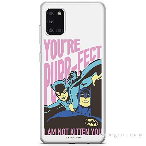 ERT GROUP mobiltelefonfodral för Samsung A31 originalt och officiellt licensierat DC mönster Batman 067 optimalt anpassad till formen på mobiltelefonen, fodral tillverkad av TPU plast 5905131519856