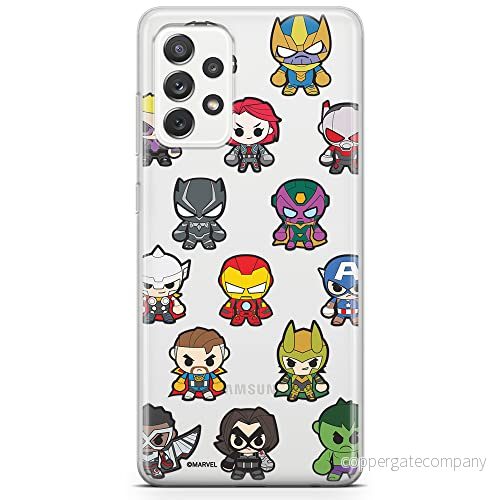 ERT GROUP mobiltelefonfodral för Samsung A73 5G originalt och officiellt licensierat Marvel mönster Avengers 025 optimalt anpassad till formen på mobiltelefonen, gedeeltelijk transparant 5904805519482