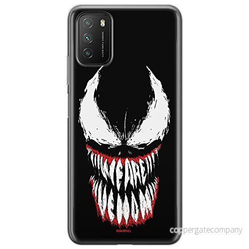 ERT GROUP mobiltelefonfodral för Xiaomi REDMI 9T originalt och officiellt licensierat Marvel mönster Venom 005 optimalt anpassad till formen på mobiltelefonen, fodral tillverkad av TPU plast 5904805602580