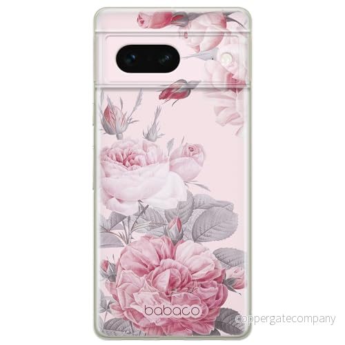 ERT GROUP mobiltelefonfodral för Google PIXEL 7 originalt och officiellt licensierat Babaco mönster Flowers 050 optimalt anpassad till formen på mobiltelefonen, fodral tillverkad av TPU plast 5905795150563