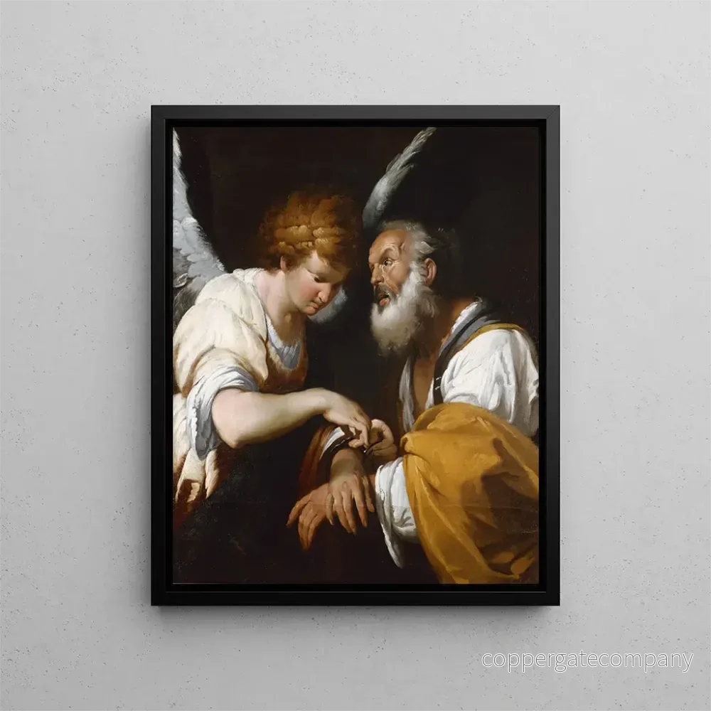 Målning La libération de saint Pierre - Bernardo Strozzi | Konsttryck
