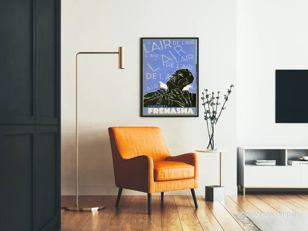 Vintage reklamposter för Frénasma-tabletter - Bild 2