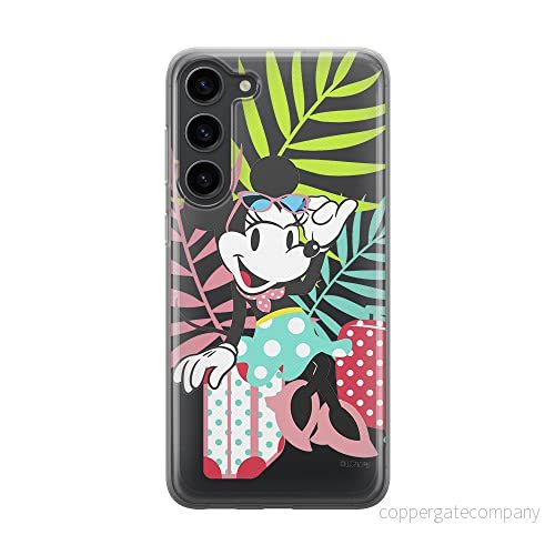 ERT GROUP mobiltelefonfodral för Samsung S23 originalt och officiellt licensierat Disney mönster Minnie 029 optimalt anpassad till formen på mobiltelefonen, gedeeltelijk transparant 5905511435745