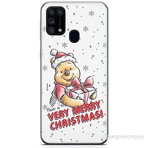 ERT GROUP mobiltelefonfodral för Samsung M31 originalt och officiellt licensierat Disney mönster Winnie the Pooh and friends 024 anpassad till formen på mobiltelefonen, fodral tillverkad av TPU plast 5904805475764