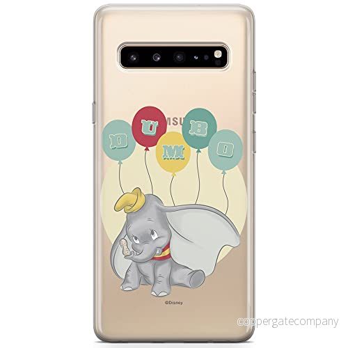 ERT GROUP Mobiltelefonskal för Samsung S10 5G original och officiellt licensierat Disney mönster Dumbo 003 anpassat perfekt till mobiltelefonens form, delvis transparent 5904805498480