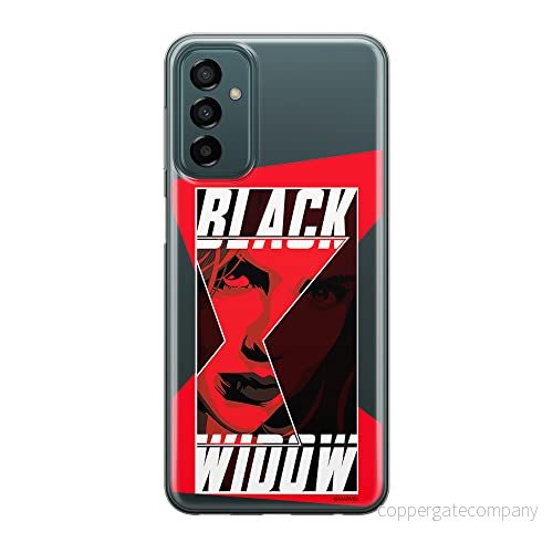 ERT GROUP mobiltelefonfodral för Samsung M13 4G/M23 5G/F23 originalt och officiellt licensierat Marvel mönster Black Widow 012 optimalt anpassad till formen på mobiltelefonen, gedeeltelijk transparant 5905511376062