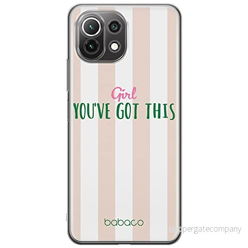 ERT GROUP mobiltelefonfodral för Xiaomi 11 LITE 4G/5G originalt och officiellt licensierat Babaco mönster Positive vibes 004, fodral tillverkad av TPU plast 5903932954562