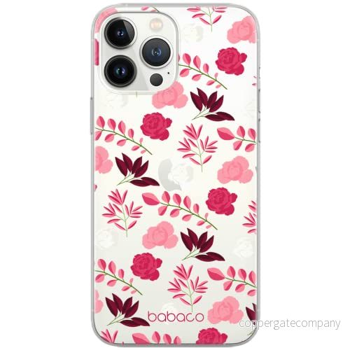 ERT GROUP mobiltelefonfodral för Samsung S10 originalt och officiellt licensierat Babaco mönster Flowers 020 Vit optimalt anpassad till formen på mobiltelefonen, gedeeltelijk transparant 5903932640458