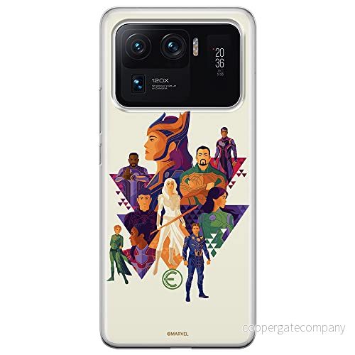 ERT GROUP mobiltelefonfodral för Xiaomi MI 11 ULTRA originalt och officiellt licensierat Marvel mönster Eternals 007 optimalt anpassad till formen på mobiltelefonen, fodral tillverkad av TPU plast 5904805113352