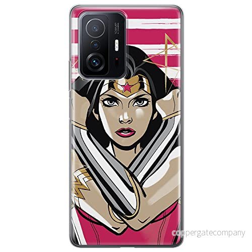 ERT GROUP mobiltelefonfodral för Xiaomi 11T 5G / PRO originalt och officiellt licensierat DC mönster Wonder Woman 003 anpassad till formen på mobiltelefonen, fodral tillverkad av TPU plast 5904805563287