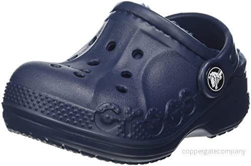 Crocs Unisex Baya Lined Clog Kids Tofflor, Blå, 22/23 EU 191448870581