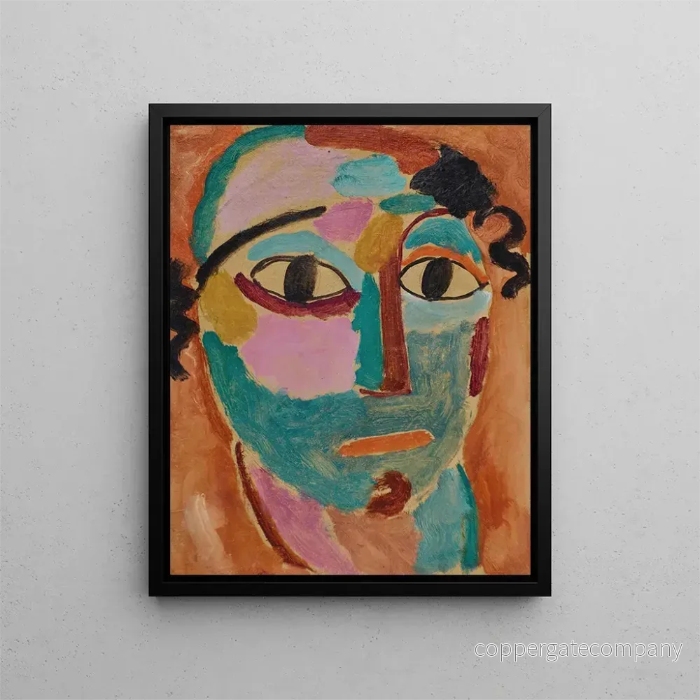 Målning Tête mystique La Merveille - Alexej von Jawlensky | Konsttryck