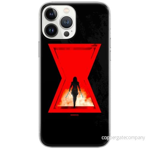 ERT GROUP mobiltelefonfodral för Samsung S10 originalt och officiellt licensierat Marvel mönster Black Widow 009 Vit optimalt anpassad till formen på mobiltelefonen, fodral tillverkad av TPU plast 5903537663388