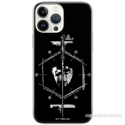 ERT GROUP mobiltelefonfodral för Iphone 13 PRO originalt och officiellt licensierat Harry Potter mönster 049 Vit optimalt anpassad, fodral tillverkad av TPU plast 5903932861631