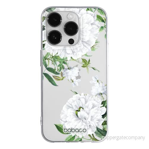 ERT GROUP mobiltelefonfodral för Apple Iphone 14 PRO MAX originalt och officiellt licensierat Babaco mönster Flowers 047 optimalt anpassad till formen på mobiltelefonen, gedeeltelijk transparant 5905131938657